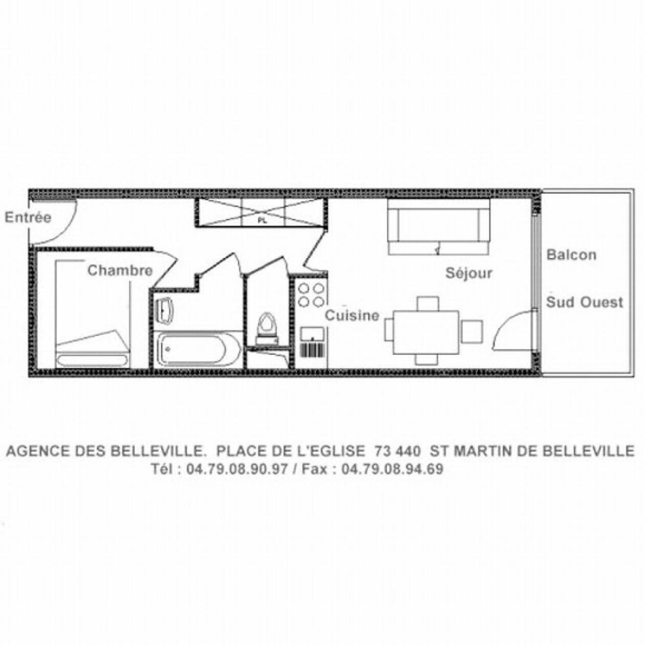 Residence Murgers - Appartement Fonctionnel Et Lumineux - A Proximite Des Pistes - Balcon Mae-3294 Saint-Martin-de-Belleville Luaran gambar